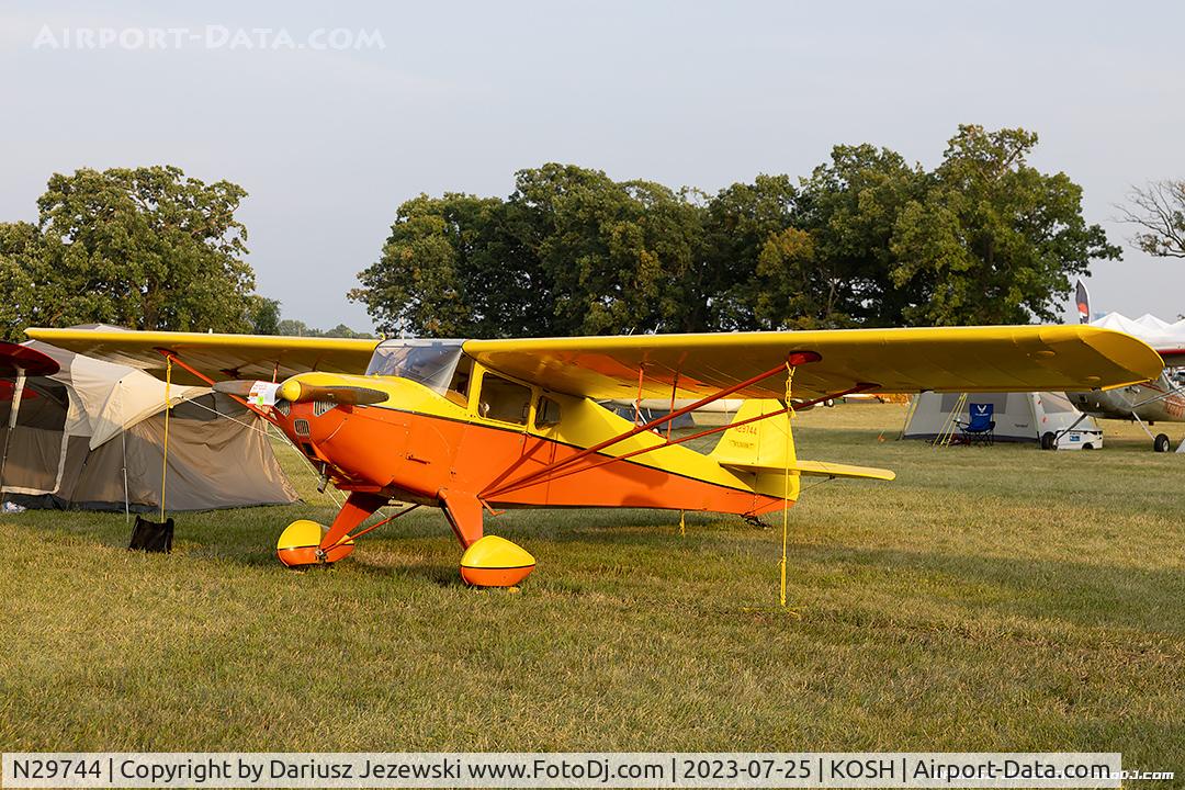 N29744, 1941 Taylorcraft BC12-65 C/N 2591, Taylorcraft BC12-65  C/N 2591, N29744