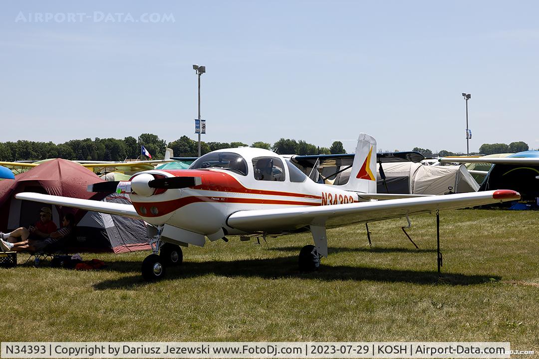 N34393, 1962 Meyers Industries Inc 200B C/N 275, Meyers 200B  C/N 275, N34393