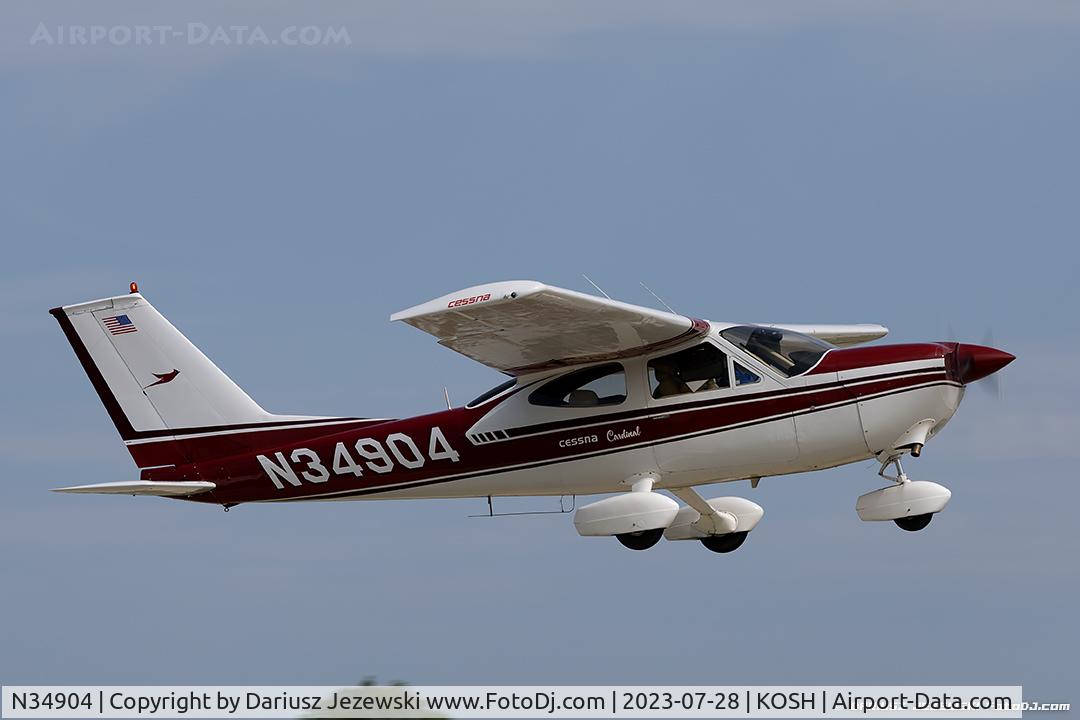 N34904, 1974 Cessna 177B Cardinal C/N 17702078, Cessna 177B Cardinal  C/N 17702078, N34904