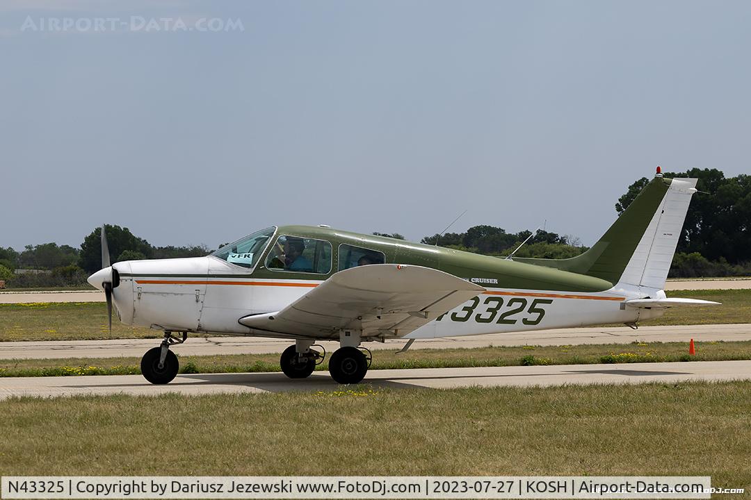 N43325, 1974 Piper PA-28-140 C/N 28-7425358, Piper PA-28-140 Cherokee Cruiser  C/N 28-7425358, N43325
