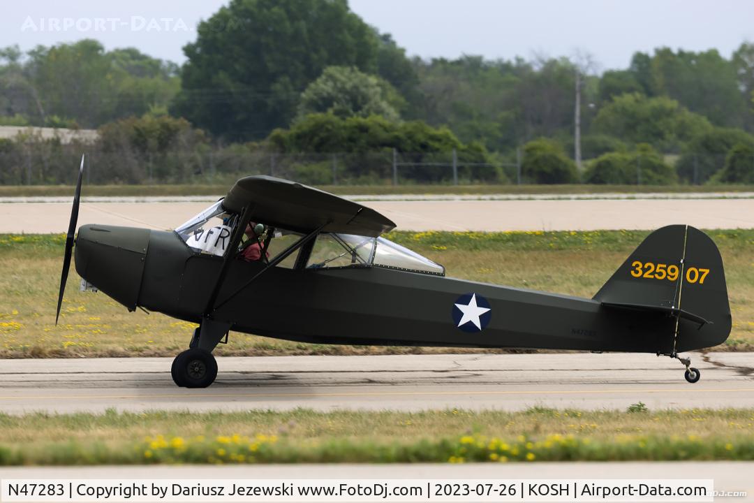 N47283, 1943 Taylorcraft DCO-65 C/N L-5212, Taylorcraft DCO-65  C/N L-5212, N47283