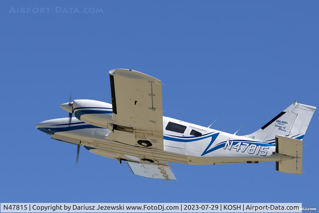 N47815, 1977 Piper PA-34-200T Seneca II C/N 34-7870004, Piper PA-34-200T Seneca II  C/N 34-7870004, N47815