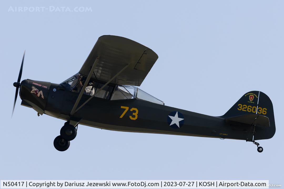 N50417, 1943 Taylorcraft DCO-65 C/N L-5348, Taylorcraft DCO-65 