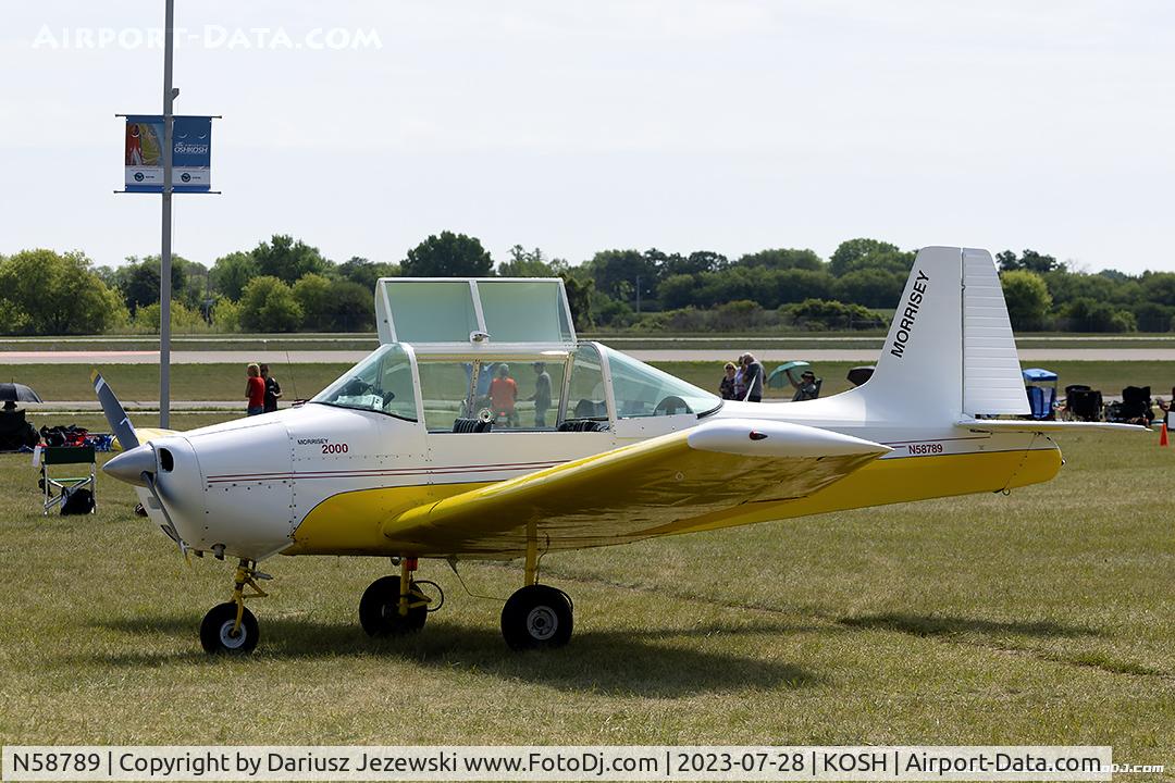 N58789, 1956 Morrisey 2000C C/N 1A, Morrisey Aviation Inc 2000C  C/N 1A, N58789