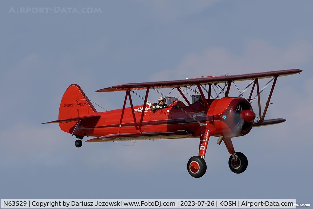 N63529, 1940 Boeing A75N1(PT17) C/N 75-338, Boeing A75N1 (PT-17) Stearman  C/N 75-338, N63529