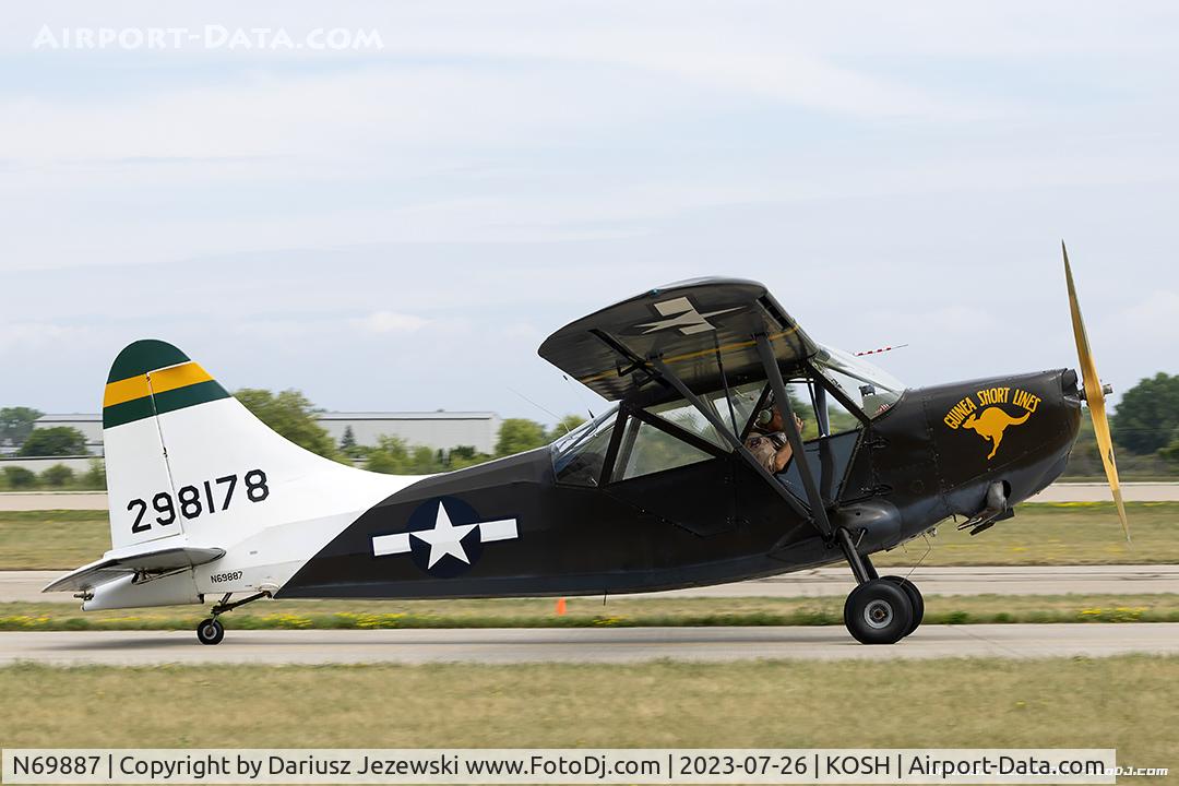 N69887, 1943 Stinson L-5 Sentinel C/N 76-419, Stinson L-5 Sentinel  C/N 76-419, N69887