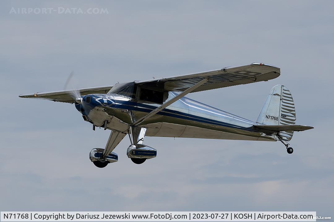 N71768, 1946 Luscombe 8A Silvaire C/N 3195, Luscombe 8A Luscome Master  C/N 3195, N71768