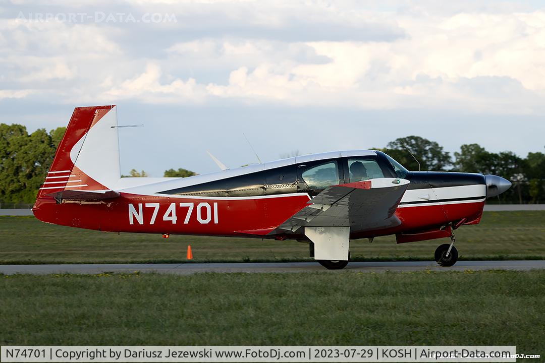 N74701, 1961 Mooney M20B Mark 21 C/N 1899, Mooney M20B Mark 21  C/N 1899, N74701