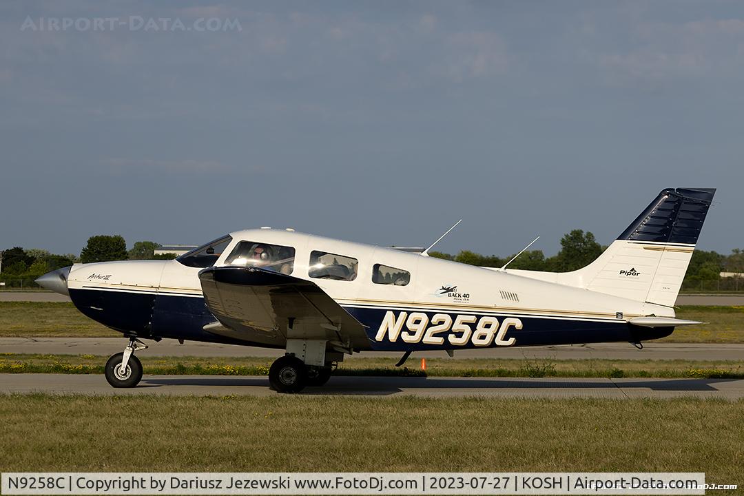 N9258C, 1995 Piper PA-28-181Cherokee C/N 2843002, Piper PA-28-181 Archer  C/N 2843002, N9258C