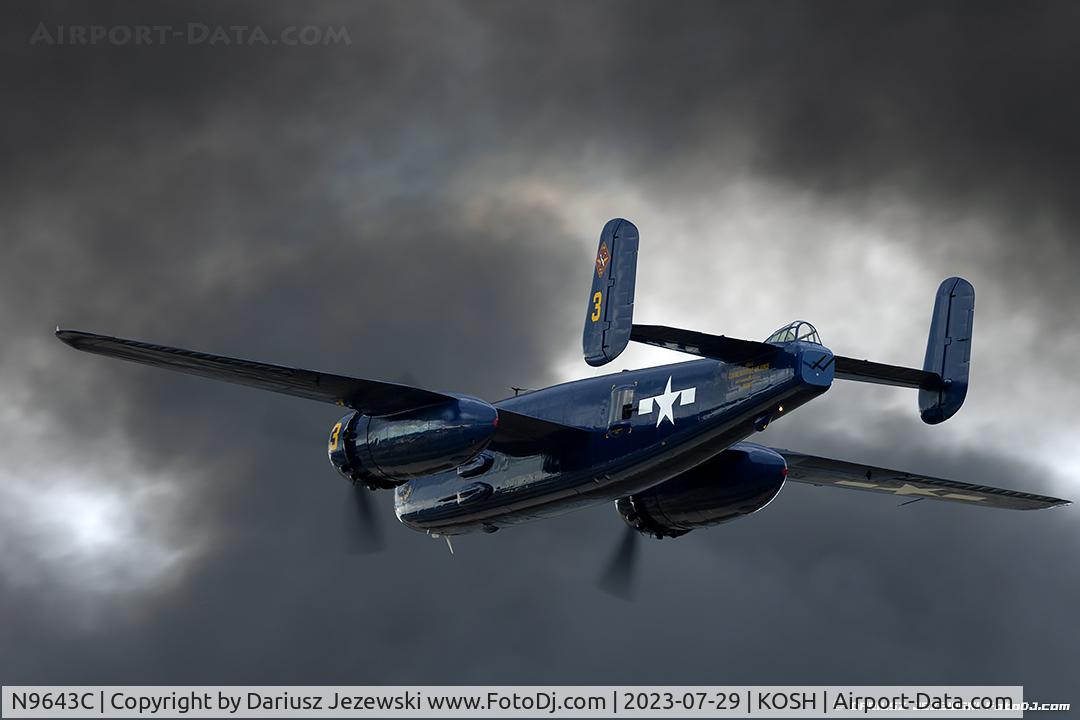 N9643C, 1944 North American B-25J Mitchell Mitchell C/N 108-47512, North American B-25J Mitchell 