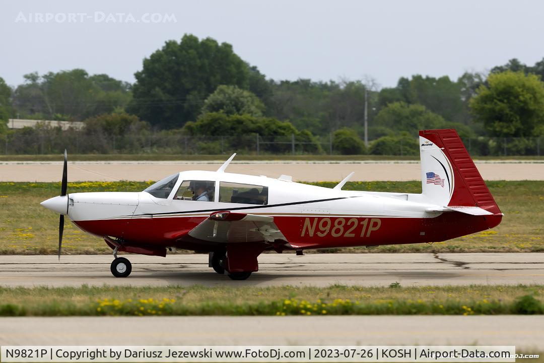 N9821P, 1981 Mooney M20K C/N 25-0530, Mooney M20K  C/N 25-0530, N9821P