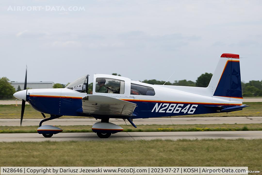 N28646, 1978 Grumman American AA-5B Tiger C/N AA5B0721, Grumman American AA-5B Tiger  C/N AA5B0721, N28646