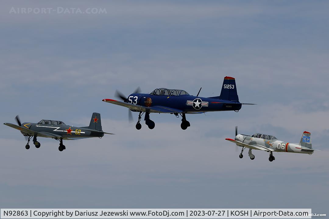 N92863, 1972 Nanchang CJ-6A C/N 2851253, Nanchang CJ-6A  C/N 2851253, N92863
