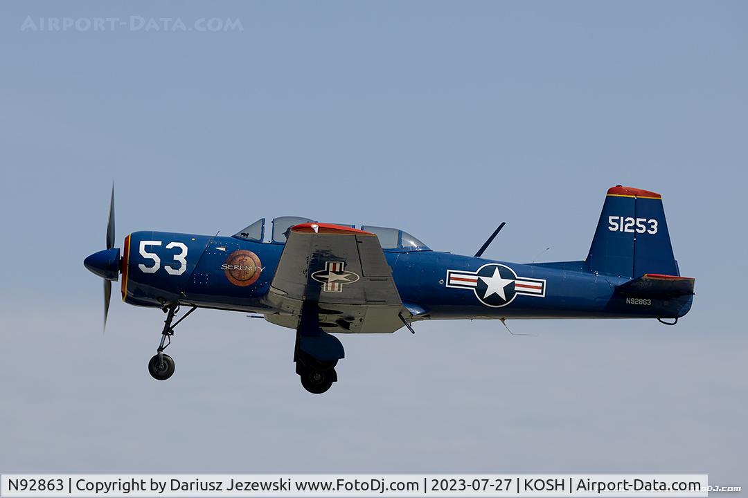 N92863, 1972 Nanchang CJ-6A C/N 2851253, Nanchang CJ-6A  C/N 2851253, N92863