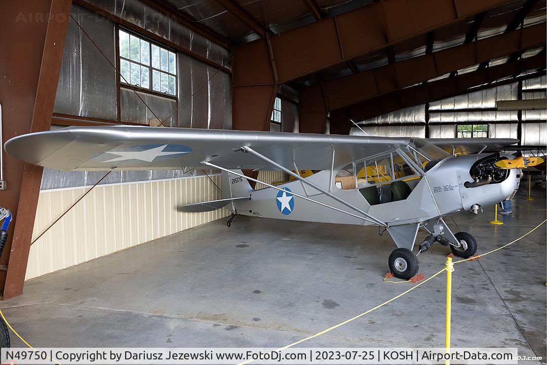 N49750, 1942 Piper J3C-65 Cub C/N 8294, Piper J3C-65 Cub  C/N 8294, N49750 - EAA Museum