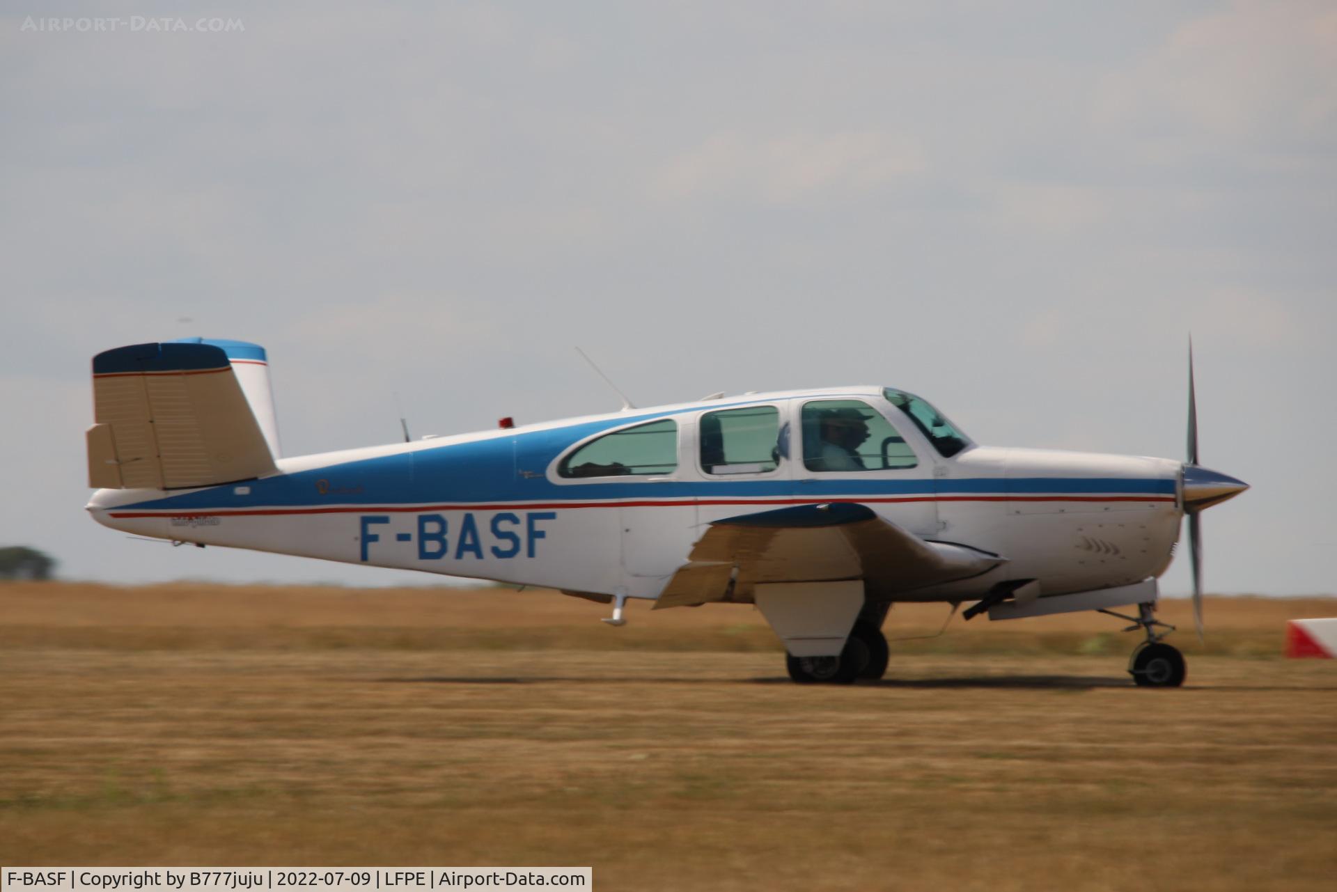 F-BASF, 1962 Beech P35 Bonanza C/N D-7077, during Meaux Airshow