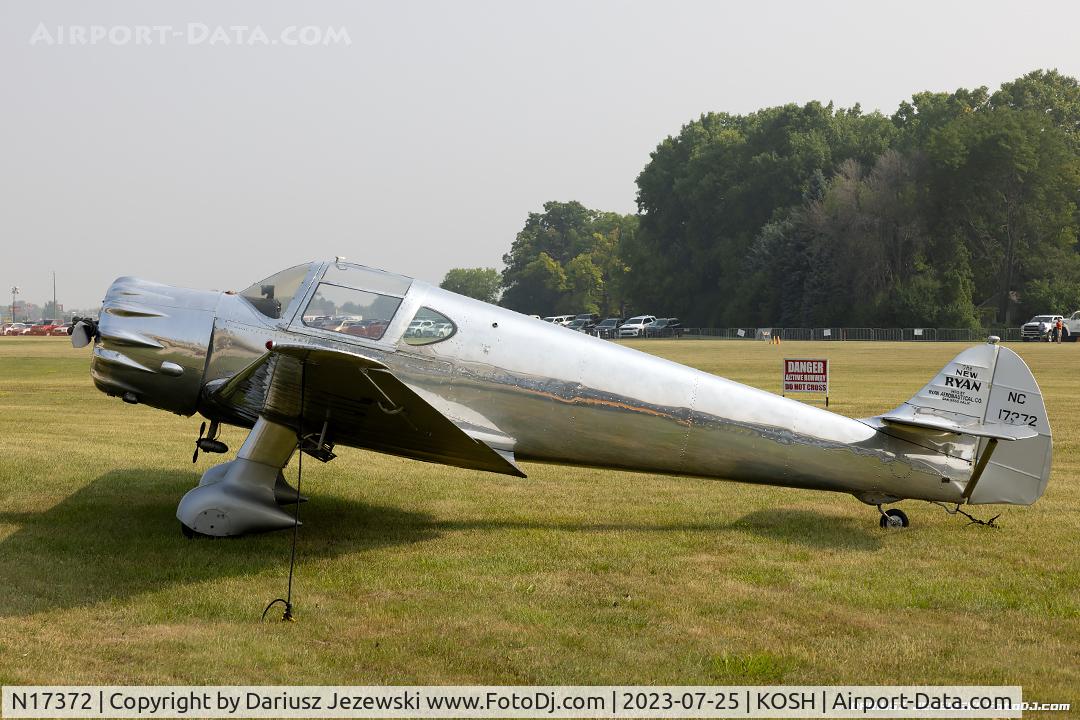 N17372, 1937 Ryan Aeronautical SCW-145 C/N 201, Ryan Aeronautical SCW-145  C/N 201, NC17372 - EAA Museum