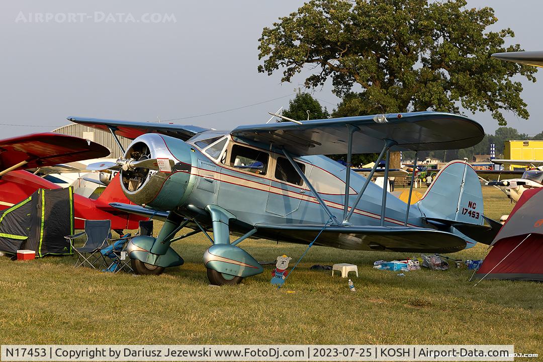 N17453, 1937 Waco YKS-7 C/N 4554, Waco YKS-7  C/N 4554, NC17453