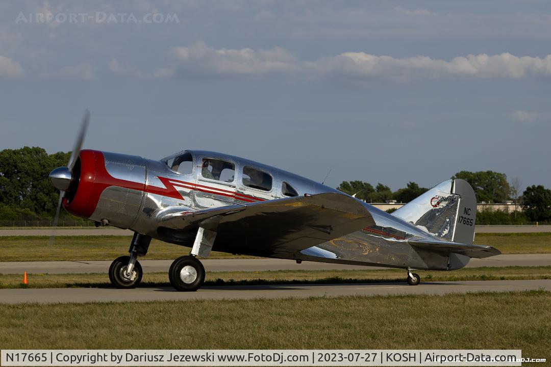 N17665, 1940 Spartan 7W Executive C/N 31, Spartan 7W  C/N 31, NC17665