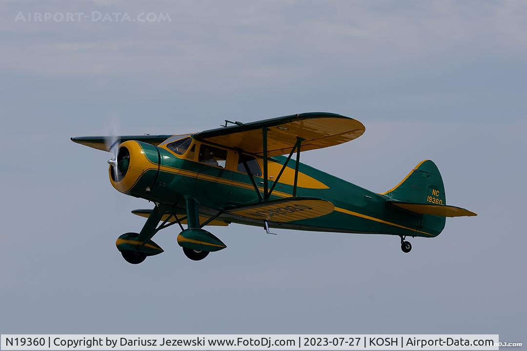 N19360, 1938 Waco ZGC-8 C/N 5056, Waco ZGC-8  C/N 5056, NC19360