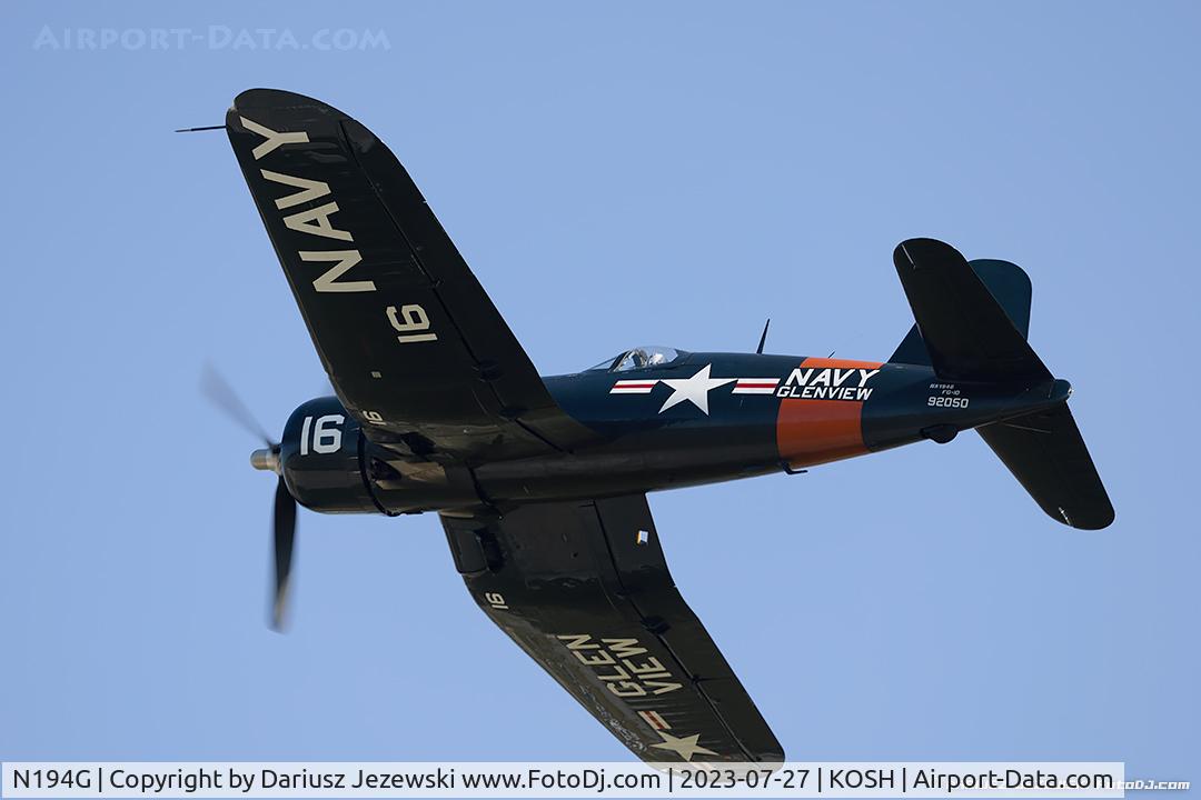N194G, Goodyear FG-1D Corsair C/N 3311, Goodyear FG1D Corasir  C/N 92050, NX194G