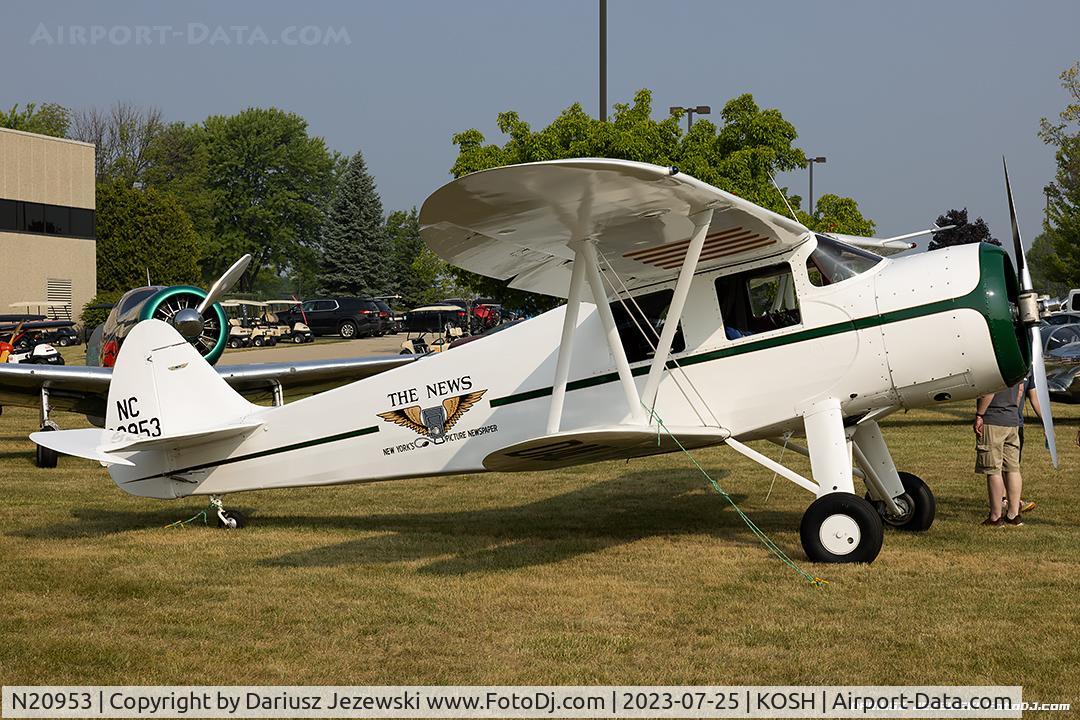 N20953, 1939 Waco ARE C/N 5080, Waco ARE  C/N 5080, NC20953 - EAA Museum