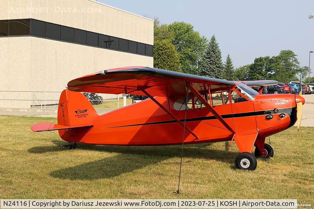 N24116, 1940 Funk B C/N 45, Funk B  C/N 45, NC24116 - EAA Museum