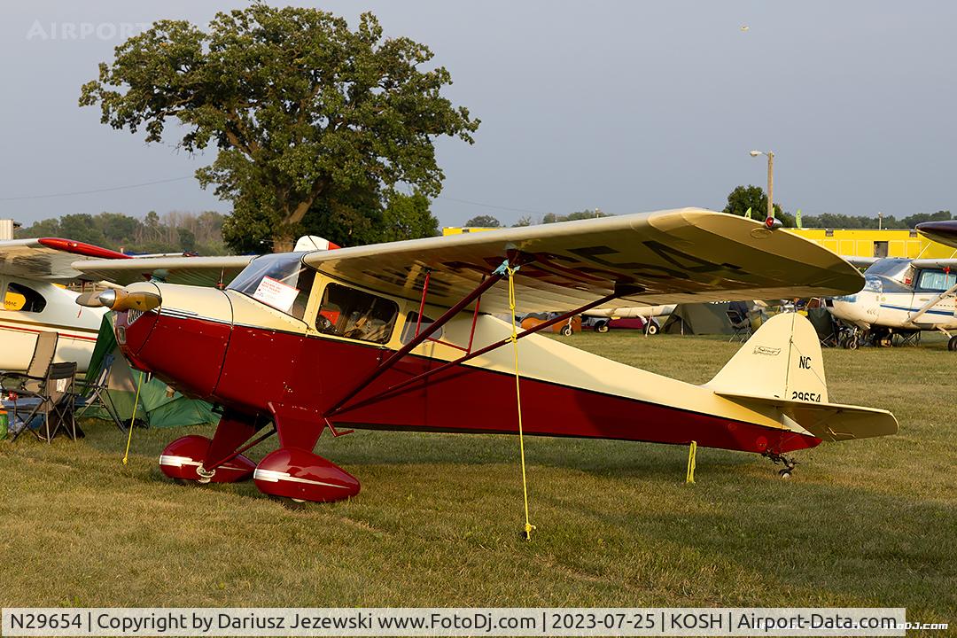 N29654, 1941 Taylorcraft BC12-65 C/N 2542, Taylorcraft BC12-65  C/N 2542, NC29654