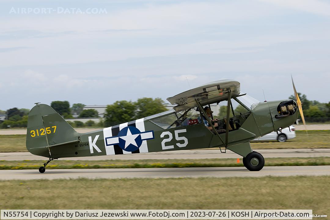 N55754, 1943 Piper J3C-65 Cub C/N 10118, Piper J3C-65 Cub  C/N 10118, NC55754