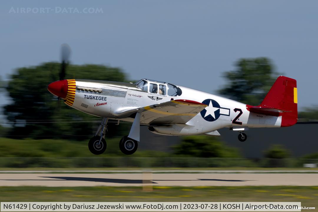 N61429, 1942 North American P-51C Mustang C/N 103-26199, North American P-51C Mustang 