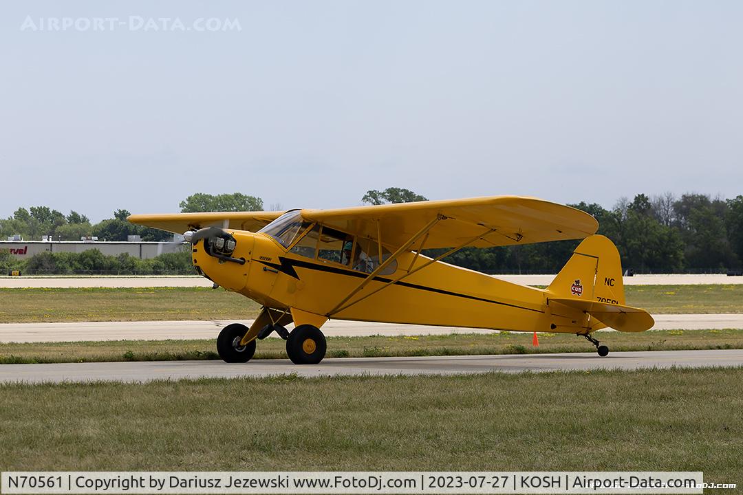N70561, 1946 Piper J3C-65 Cub C/N 17570, Piper J3C-65 Cub  C/N 17570, NC70561