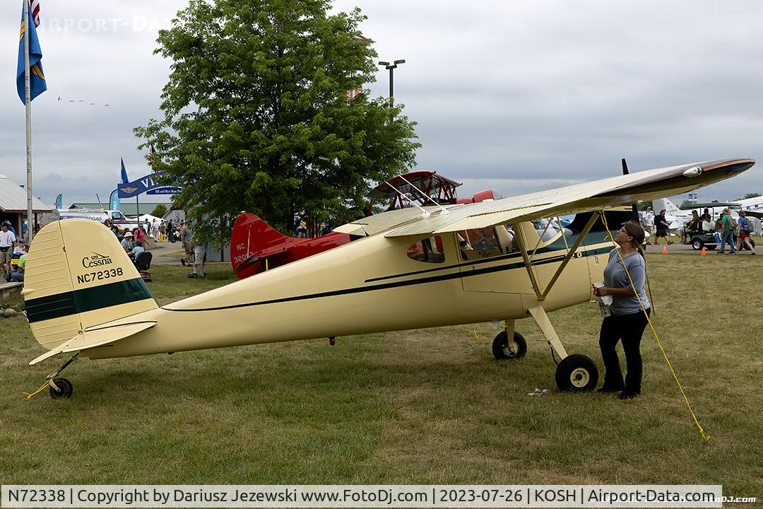 N72338, 1946 Cessna 120 C/N 9522, Cessna 120  C/N 9522, NC72338