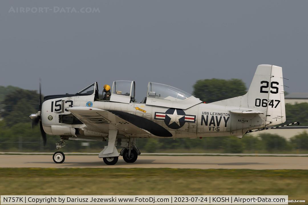 N757K, 1954 North American T-28C Trojan C/N 226-224 (140647), North American T-28C Trojan  C/N 140647, NX757K