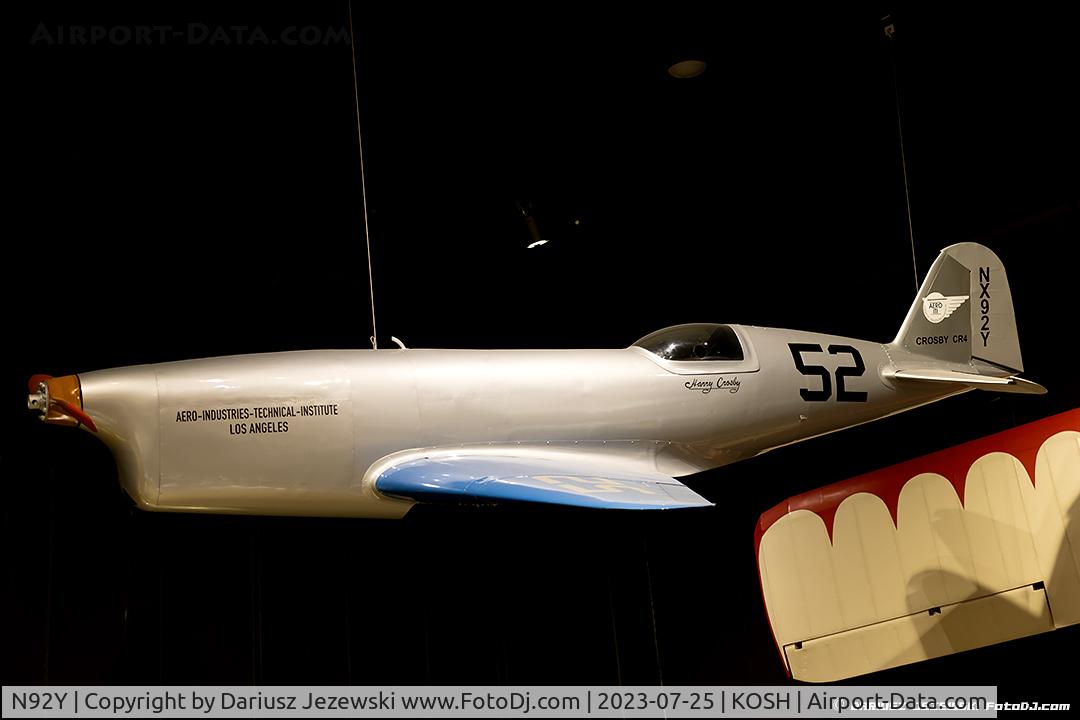 N92Y, 1938 Crosby CR4 C/N 101, Crosby CR4  C/N 101, NX92Y - EAA Museum