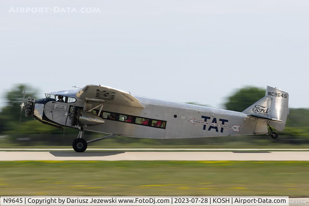 N9645, 1928 Ford 5-AT-B Tri-Motor C/N 8, Ford 5-AT-B Tri-Motor  C/N 8, NC9645
