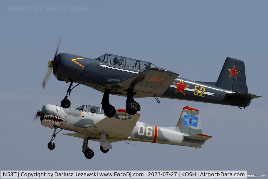 N58T, 1972 Nanchang CJ-6 C/N 2851208, Nanchang CJ-6  C/N 2851208, NX58T