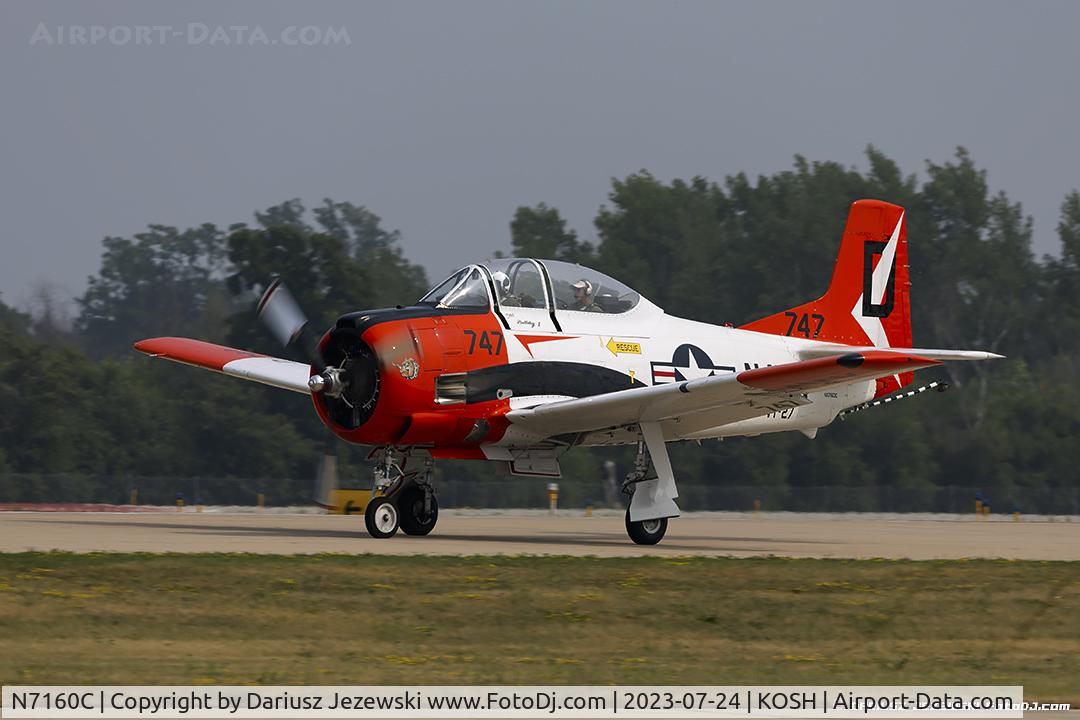 N7160C, 1992 North American T-28C Trojan Trojan C/N 252-25, North American T-28C Trojan  C/N 252-25, NX7160C