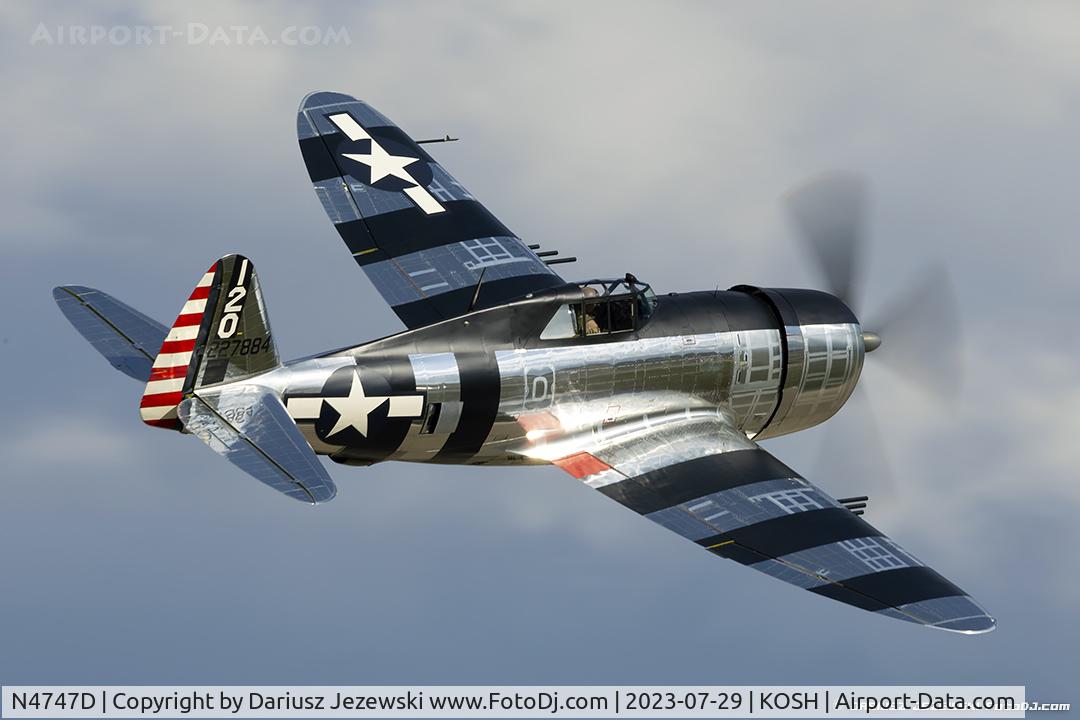 N4747D, 1942 Republic P-47D Thunderbolt C/N 2695-1771, Republic P-47D Thunderbolt 
