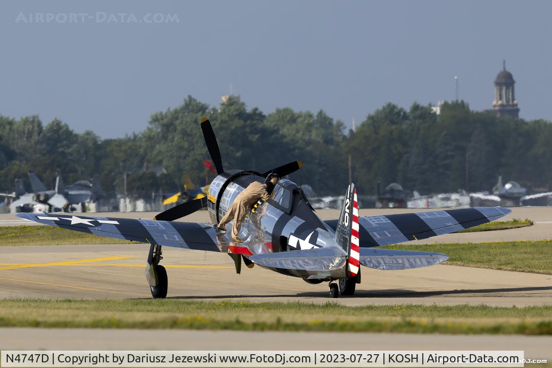 N4747D, 1942 Republic P-47D Thunderbolt C/N 2695-1771, Republic P-47D Thunderbolt 