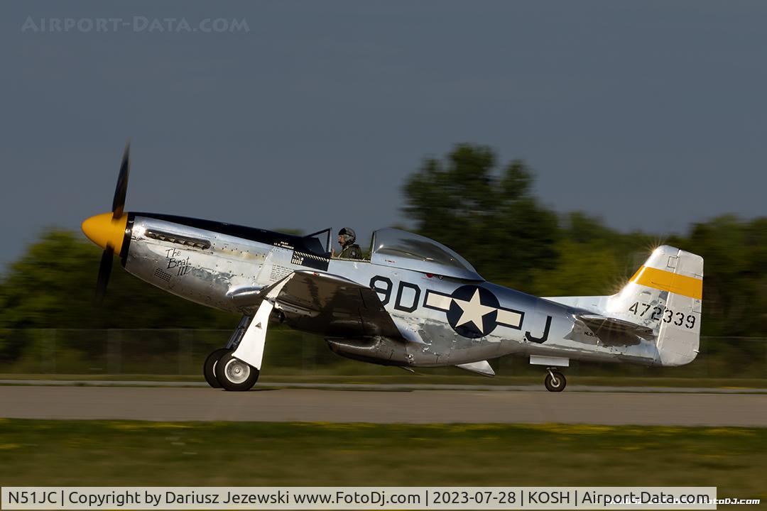 N51JC, 1944 North American P-51D Mustang C/N 122-38798, North American P-51D Mustang 
