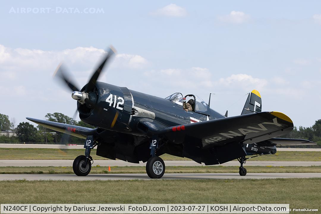 N240CF, 1945 Vought F4U-4 Corsair C/N 9513, Chance Vought F4U-4 Corsair  C/N 9513, NX240CF