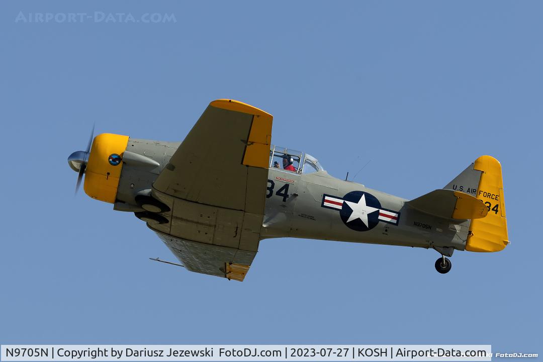 N9705N, 1952 North American T-6G Texan C/N 182-421, North American AT-6G Texan  C/N 51-14734, N9705N
