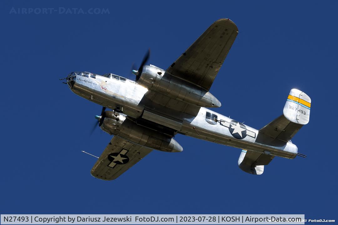 N27493, 1944 North American TB-25K Mitchell C/N 44-29869/108-33144, North American B-25J Mitchell 
