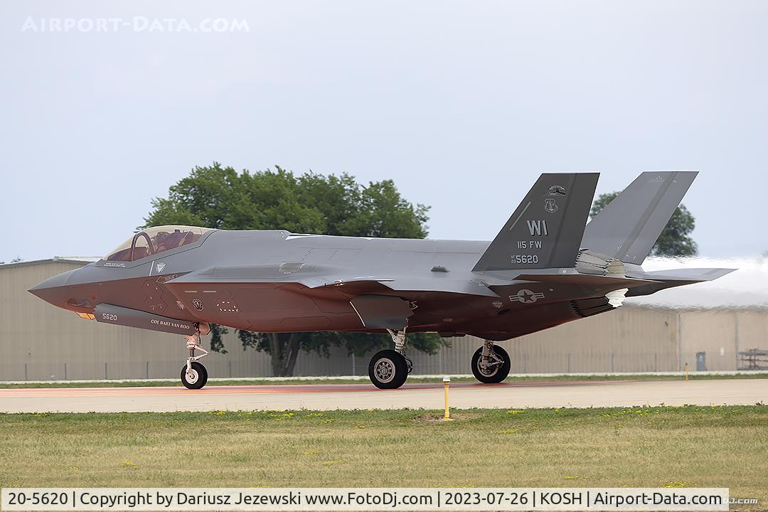 20-5620, Lockheed-Martin F-35A Lightning II C/N AF-380, F-35A Lightning II 20-5620 WI from 176th FS 