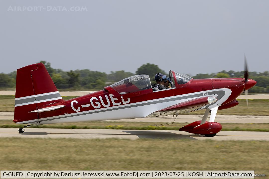 C-GUED, 2010 Vans RV-7 C/N 72257, Vans RV-7  C/N 72257, C-GUED