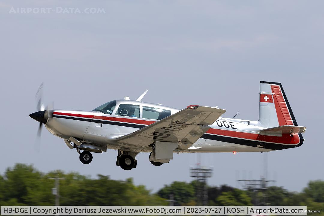 HB-DGE, 1980 Mooney M20K 231 C/N 25-0389, Mooney M20K 231  C/N 25-0389, HB-DGE