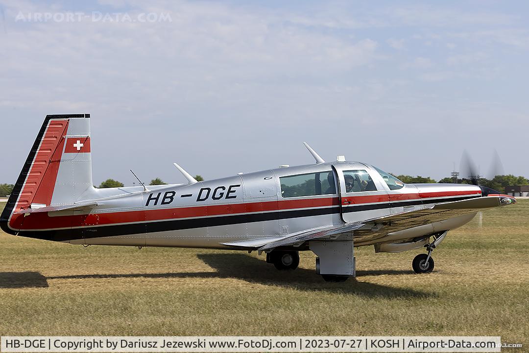 HB-DGE, 1980 Mooney M20K 231 C/N 25-0389, Mooney M20K 231  C/N 25-0389, HB-DGE