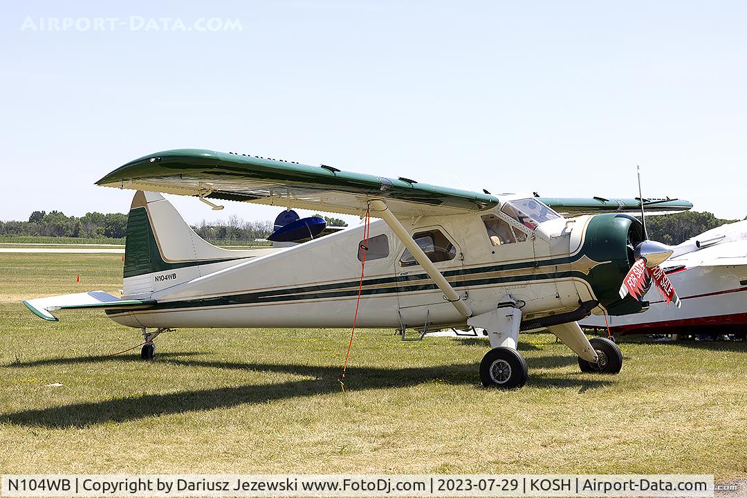 N104WB, 1952 De Havilland Canada DHC-2 Beaver Mk.I C/N 52-6109, De Havilland Canada DHC-2 U-6A Beaver  C/N 52-6109, N104WB