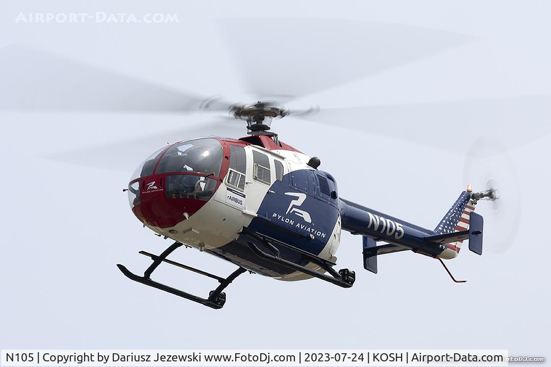 N105, 1981 MBB Bo-105S C/N S550, MBB Bo-105S  C/N S550 , N105