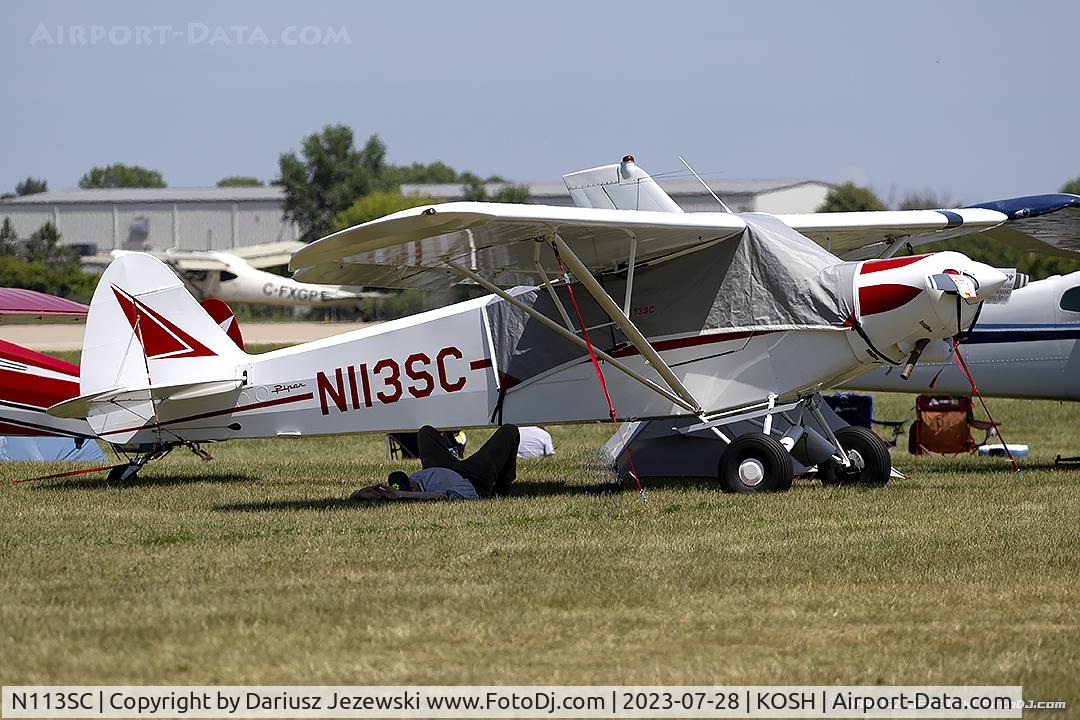 N113SC, 1952 Piper PA-19 Super Cub C/N 18-2003, Piper PA-19 (L-18C) Super Cub  C/N 18-2003, N113SC